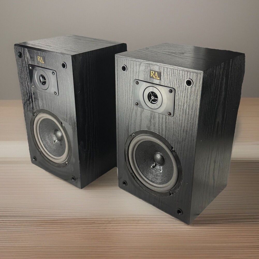 RA Labs Mini Reference Bookshelf Speakers - Roy Allison Design - Vintage Hi-Fi